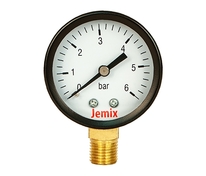 Манометр 1/4"  6 бар. 50 мм. Радиальный JEMIX