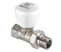 Проходной вентиль 1/2" ручной (верхний) VALTEC