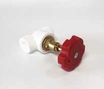 Вентиль 90° PP-R D 20 белый РосТурПласт