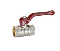 Кран шаровой водяной    1/2" РВ/РВ PN 40 TEMPER ручка