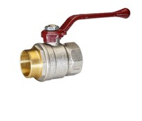 Кран шаровой водяной    1-1/2" РВ/РН PN 25 TEMPER ручка