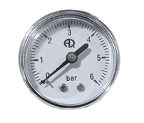 Манометр 1/4"  6 бар. 50 мм. Аксиальный AQUALINK