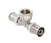 Тройник 20 х 1/2" х 20 РВ ПРЕС. VALTEC