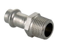 Соединитель нерж. сталь 22 х 1/2" РН VALTEC