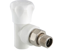 Вентиль радиаторный угловой (верх.) PP-R D 25х3/4" VALTEC