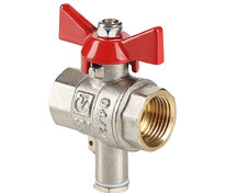 Кран 3/4" для подключения датчика температуры VALTEC