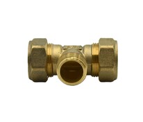 Тройник FLEXY 15 мм. х 1/2" РН HydroSta