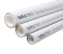 Труба PP-R 90 x 15 PN25 FIBER (арм.стекловолокно) VALTEC