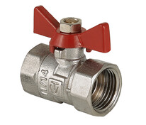 Кран шаровой водяной    1/2" РВ/РВ PN 40 VALTEC COMPACT бабочка