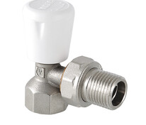 Угловой вентиль 1/2" ручной (верхний) "мини" VALTEC