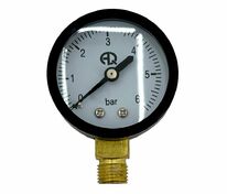 Манометр 1/4"  6 бар. 50 мм. Радиальный AQUALINK