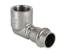 Колено 90° нерж. сталь 22  х 3/4" РВ VALTEC