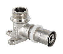 Колено установочное 16 х 1/2" РН ПРЕС. VALTEC