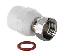 Соединитель с накидной гайкой PP-R D 25 х 1" РВ VALTEC