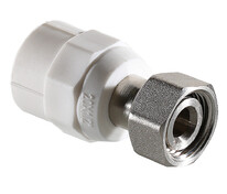 Соединитель с накидной гайкой PP-R D 20 х 1/2" х конус РВ VALTEC