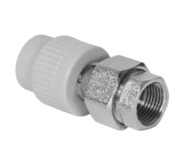 Адаптер с накидной гайкой/евроконус PP-R D 25 х 1/2" РВ HEISSKRAFT