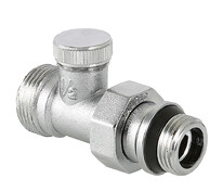 Проходной вентиль 1/2" с уплотнением х ЕВРОКОНУС (нижний) VALTEC