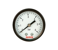 Манометр 1/4"  6 бар. 50 мм. Аксиальный JEMIX