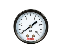 Манометр 1/4"  10 бар. 50 мм. Аксиальный JEMIX