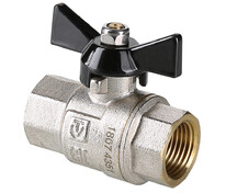 Кран шаровой водяной    1/2" РВ/РВ PN 100 VALTEC PERFECT бабочка