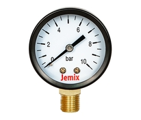 Манометр 1/4" 10 бар. 50 мм. Радиальный JEMIX