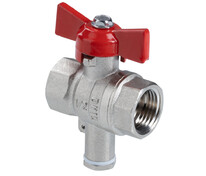 Кран 1/2" для подключения датчика температуры VALTEC СТАНДАРТ ГОСТ