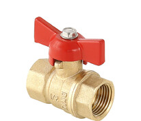 Кран шаровой водяной   3/4" РВ/РВ PN 40 VALTEC СТАНДАРТ бабочка