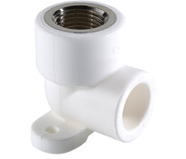 Колено 90° PPR D 25 х 1/2" РВ c креплением VALTEC
