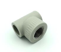 Тройник PP-R D 40 х 1/2" х 40 РВ HEISSKRAFT