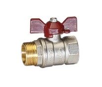 Кран шаровой водяной    3/4" РВ/РН PN 40 TEMPER бабочка